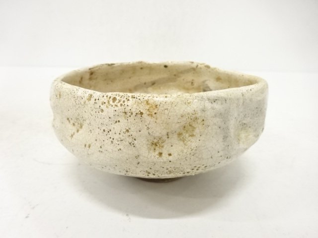 SALE!! JAPANESE TEA CEREMONY / TEA BOWL CHAWAN (storage box) / BRUSH MARK / ARTISAN WORK 
