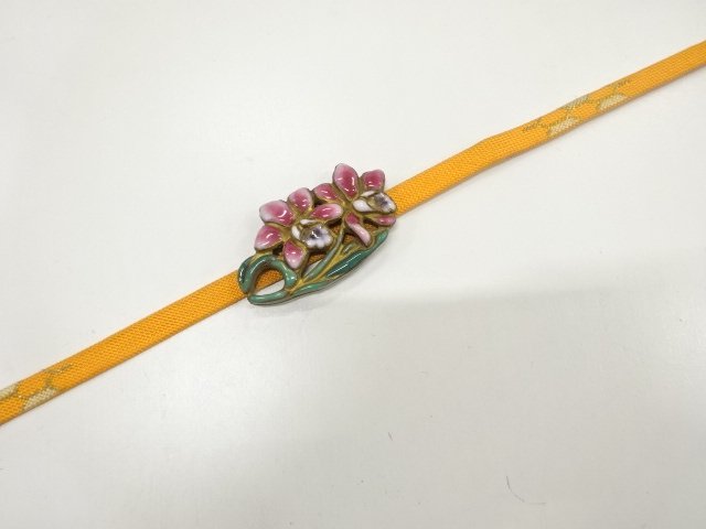 SALE!! JAPANESE KIMONO / ANTIQUE SHIPPO OBIDOME (SASH CLIP)・ SET