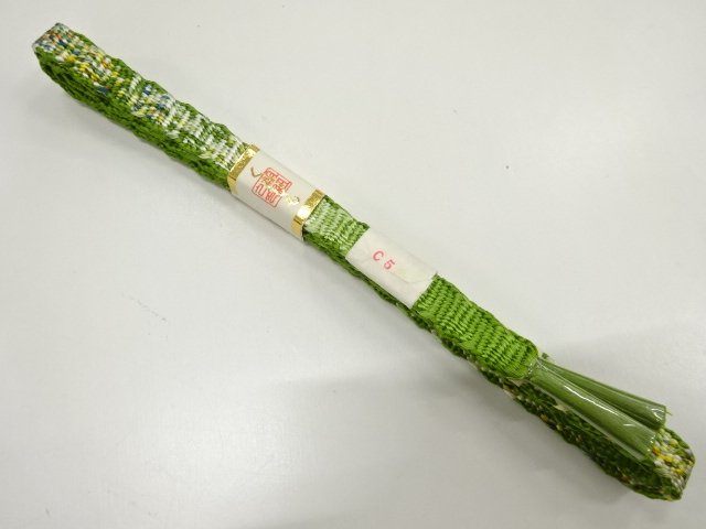 SALE!! JAPANESE KIMONO / UNUSED HAND-TIED OBIJIME