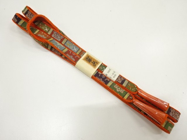 SALE!! JAPANESE KIMONO / UNUSED HAND-TIED OBIJIME