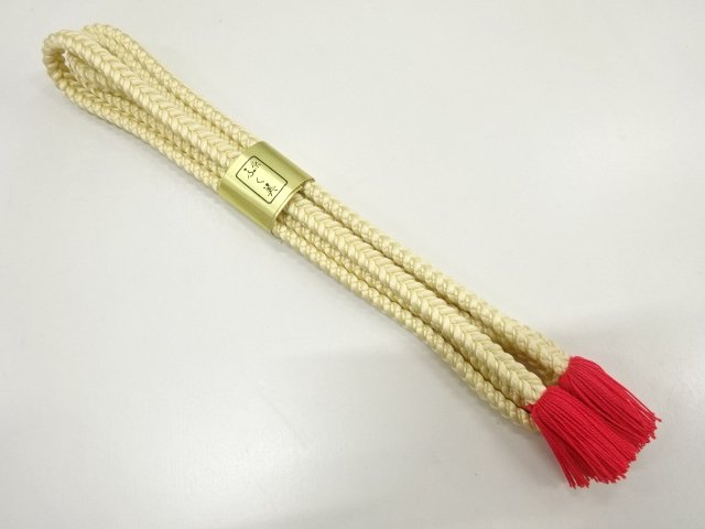 SALE!! JAPANESE KIMONO / UNUSED TWISTED TASSEL HAND-TIED OBIJIME