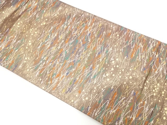 SALE!! JAPANESE KIMONO / FUKURO OBI / WOVEN CLASSICAL PATTERN 