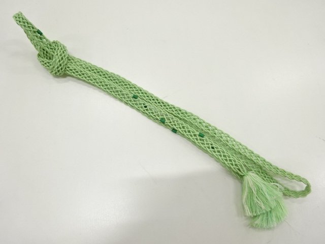 SALE!! JAPANESE KIMONO / SUMMER HAND-TIED OBIJIME