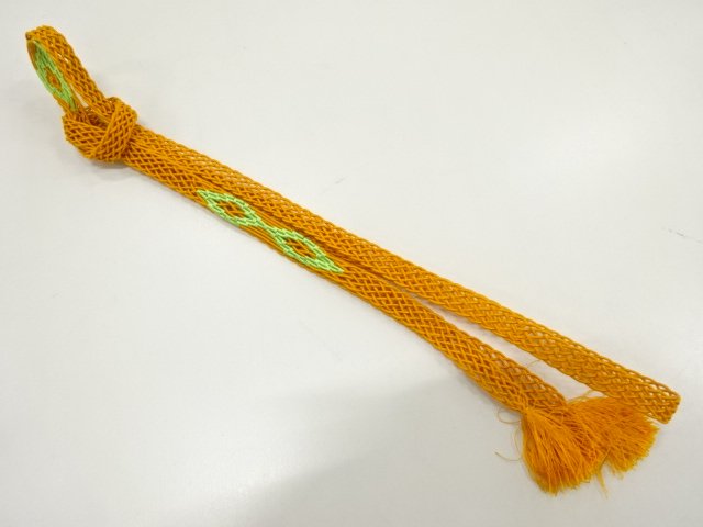SALE!! JAPANESE KIMONO / SUMMER HAND-TIED OBIJIME