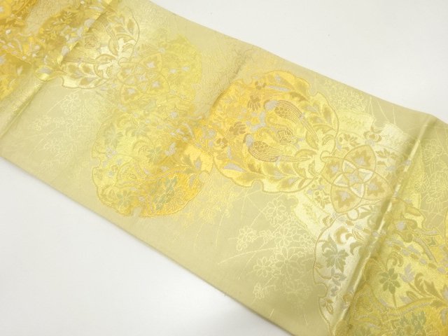 SALE!! JAPANESE KIMONO / ANTIQUE SNOW WHEEL / ANIMAL MOTIFS KIMONO FOR SUMMER