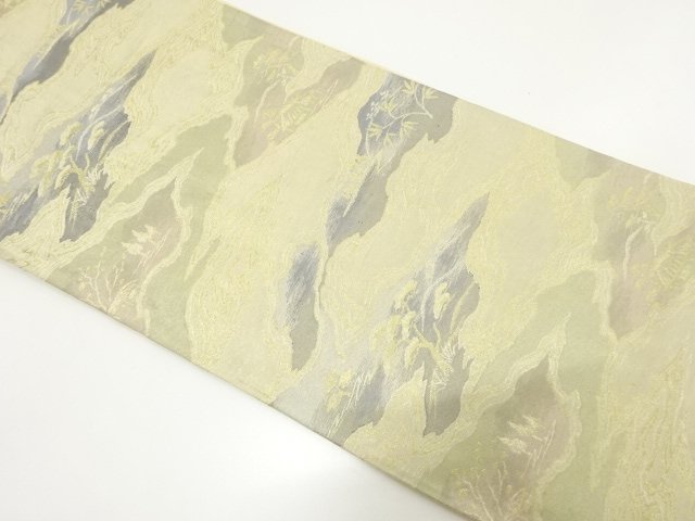 SALE!! JAPANESE KIMONO / ANTIQUE FUKURO OBI (MATERIALS) / WOVEN- PATTERNS OF 