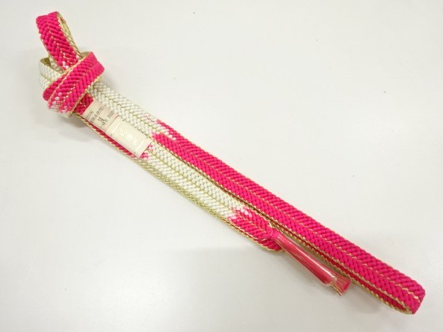 SALE!! JAPANESE KIMONO / UNUSED HAND-TIED OBIJIME