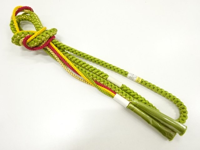 SALE!! JAPANESE KIMONO / UNUSED HAND-TIED OBIJIME