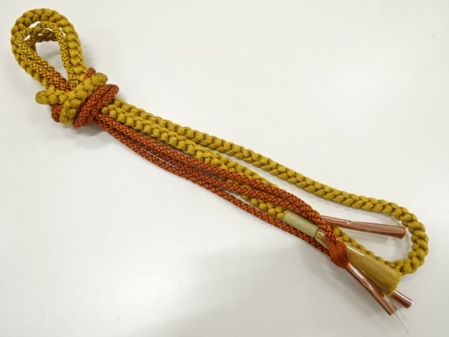 SALE!! JAPANESE KIMONO / UNUSED HAND-TIED OBIJIME