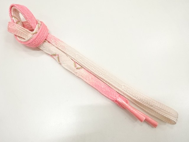 SALE!! JAPANESE KIMONO / UNUSED HAND-TIED OBIJIME