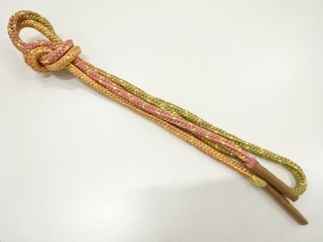 SALE!! JAPANESE KIMONO / UNUSED HAND-TIED OBIJIME
