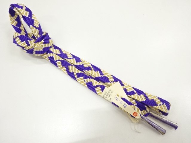 SALE!! JAPANESE KIMONO / UNUSED HAND-TIED OBIJIME