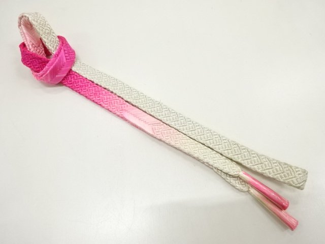 SALE!! JAPANESE KIMONO / UNUSED HAND-TIED OBIJIME