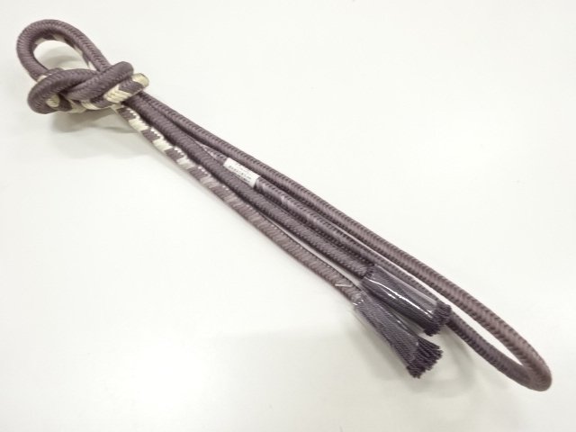 SALE!! JAPANESE KIMONO / UNUSED TWISTED TASSEL HAND-TIED OBIJIME