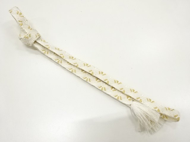 SALE!! JAPANESE KIMONO / HAND-TIED OBIJIME