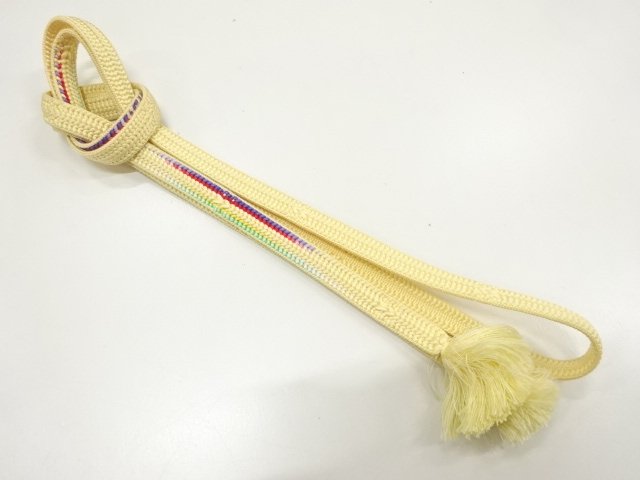 SALE!! JAPANESE KIMONO / HAND-TIED OBIJIME