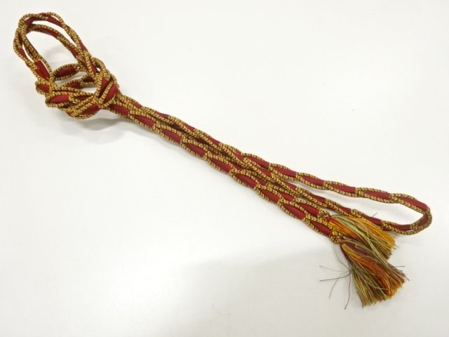 SALE!! JAPANESE KIMONO / HAND-TIED OBIJIME