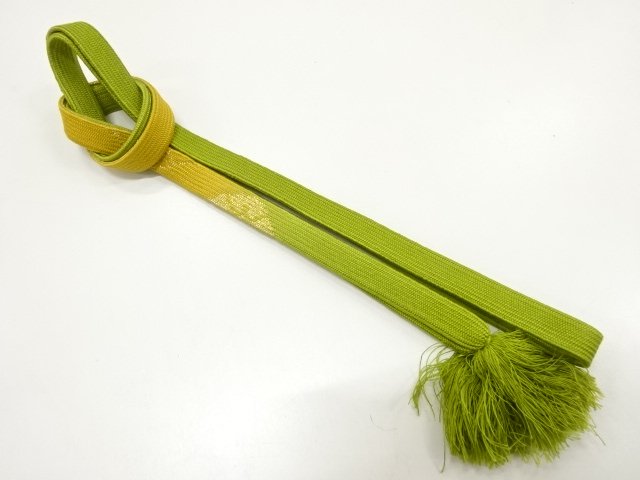 SALE!! JAPANESE KIMONO / HAND-TIED OBIJIME