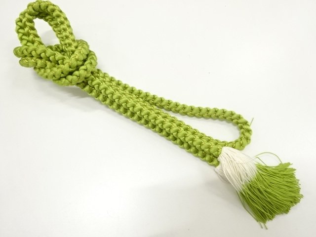 SALE!! JAPANESE KIMONO / HAND-TIED OBIJIME