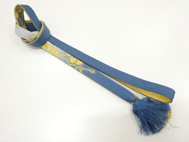 SALE!! JAPANESE KIMONO / HAND-TIED OBIJIME