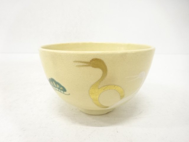 SALE!! JAPANESE COLLECTIBLE / KYOTO-YAKI / IZUMIYAMA-STYLE / GOLD / COLOR PAI