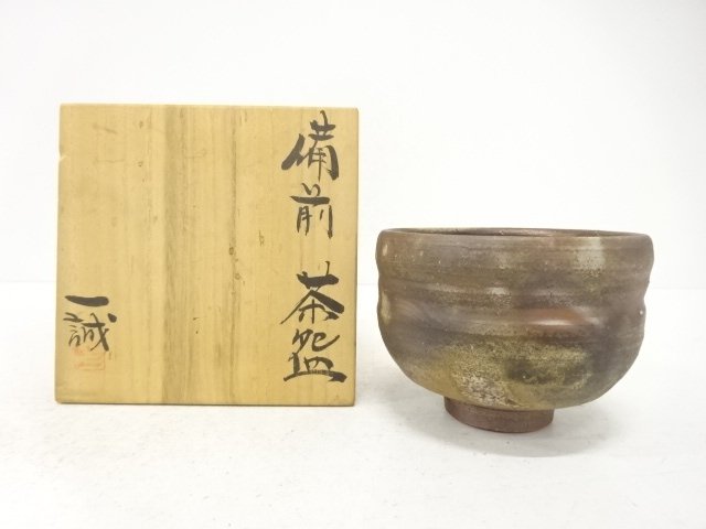 SALE!! JAPANESE TEA CEREMONY / BIZEN WARE / TEA BOWL CHAWAN / ARTISAN WORK 