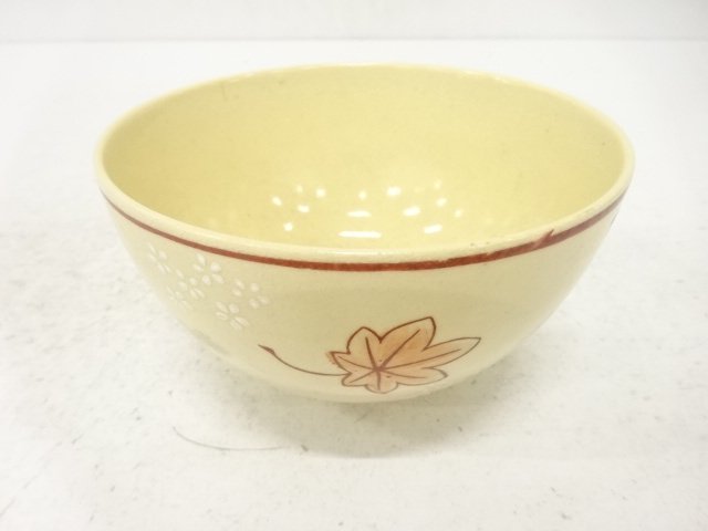 SALE!! JAPANESE TEA CEREMONY / KYO WARE / TEA BOWL CHAWAN / IROE / ARTISAN WORK 