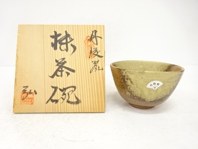 JAPANESE TEA CEREMONY / TAMBA WARE / TEA BOWL CHAWAN 