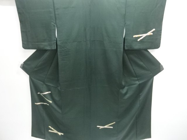 JAPANESE KIMONO / HOMONGI / EMBROIDERY / FLUTE