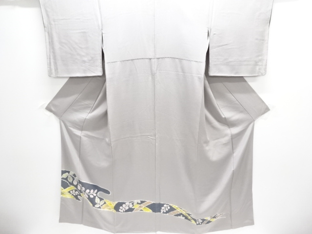 SALE!! JAPANESE KIMONO / TSUKESAGE HOMONGI / SILK / MIST & FLOWERS