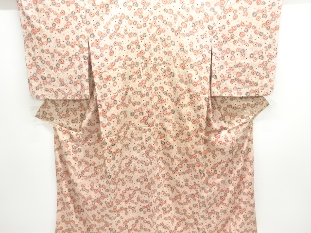 SALE!! JAPANESE KIMONO / ANTIQUE KIMONO / TAISHO ROMAN STYLE / MON KINSHA / KIKU