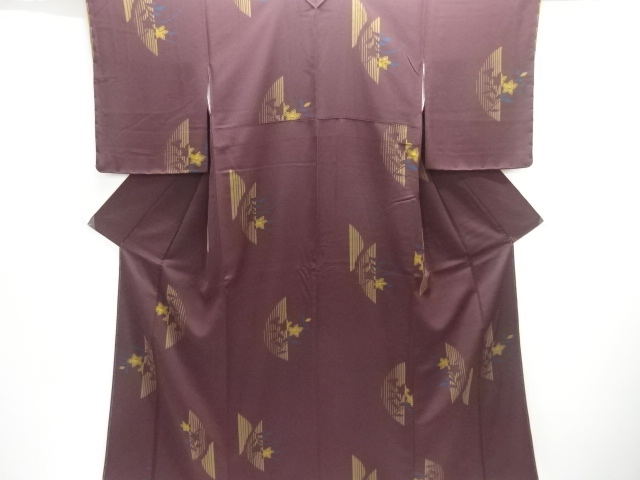 SALE!! JAPANESE KIMONO / KOMON / UNUSED / BALLOON FLOWER