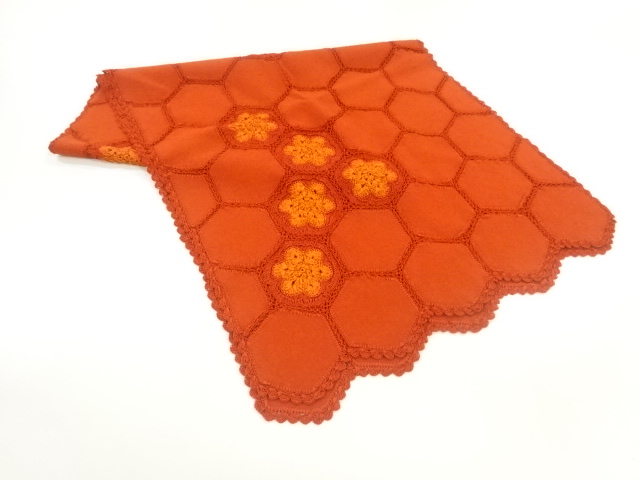 SALE!! JAPANESE SHAWL / LACE / FLOWER
