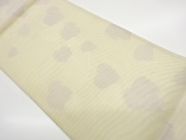 SALE!! JAPANESE FUKURO OBI FOR SUMMER / WOVEN  IVY LEAVES