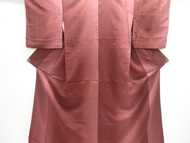 SALE!! JAPANESE KIMONO / ANTIQUE OMESHI / TAISHO ROMAN STYLE / SILK / WOVEN GRAIN OF WOOD