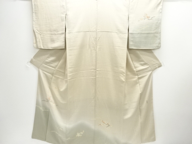 SALE!! JAPANESE KIMONO / HOMONGI / EMBROIDERY / BRANCH FLOWER / ARTIST WORK