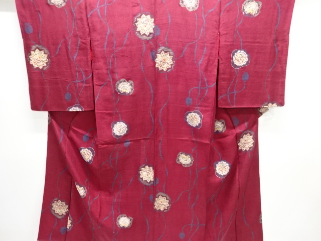 SALE!! JAPANESE KIMONO / ANTIQUE KIMONO / TAISHO ROMAN STYLE / CHINESE FLOWER