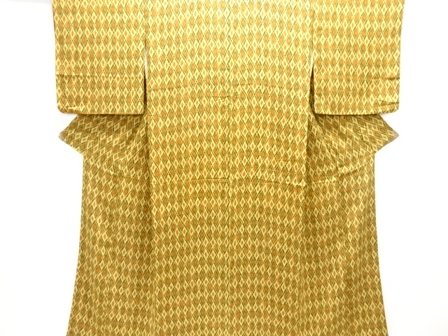 SALE!! JAPANESE KIMONO / ANTIQUE KIMONO / TAISHO ROMAN STYLE / KINSHA / RHOMBUS