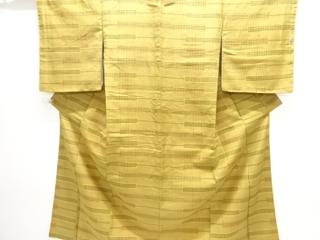 SALE!! JAPANESE KIMONO / ANTIQUE KIMONO / TAISHO ROMAN STYLE / WOVEN KASURI PATTERN