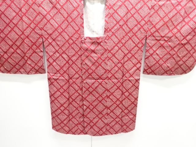 SALE!! JAPANESE MICHIYUKI COAT / ALL SHIBORI / DIAGONAL GRID