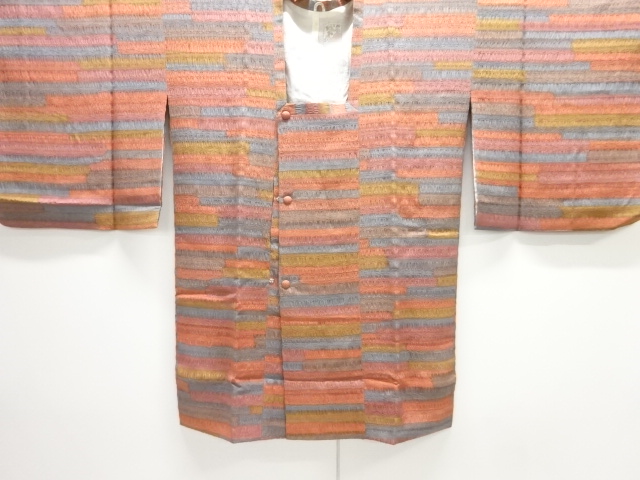 SALE!! JAPANESE MICHIYUKI COAT / MATELASSE / STRIPE