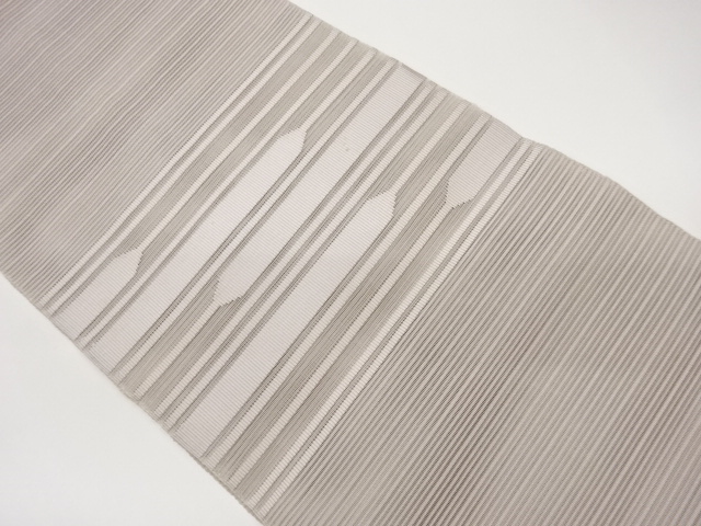 SALE!! Nagoya obi with a gauze weave and a horizontal tiered pattern