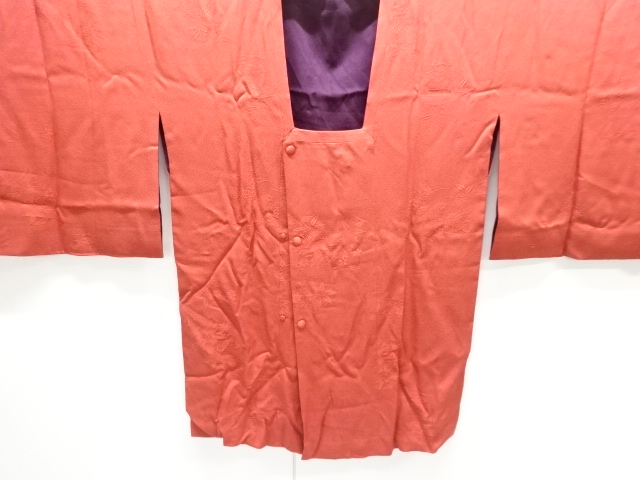 SALE!! JAPANESE MICHIYUKI COAT / REVERSIBLE / WOVEN FLORAL PLANTS