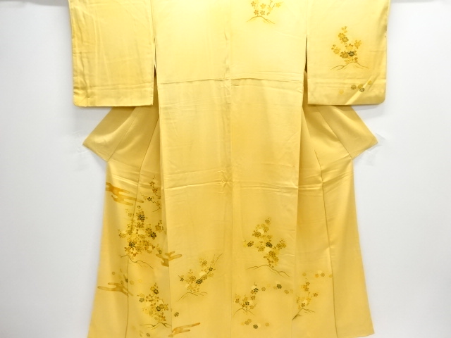 SALE!! JAPANESE KIMONO / HOMONGI / FLORAL PLANTS