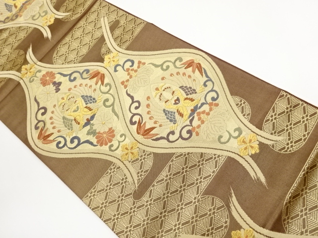 SALE!! JAPANESE FUKURO OBI / WOVEN PHOENIX