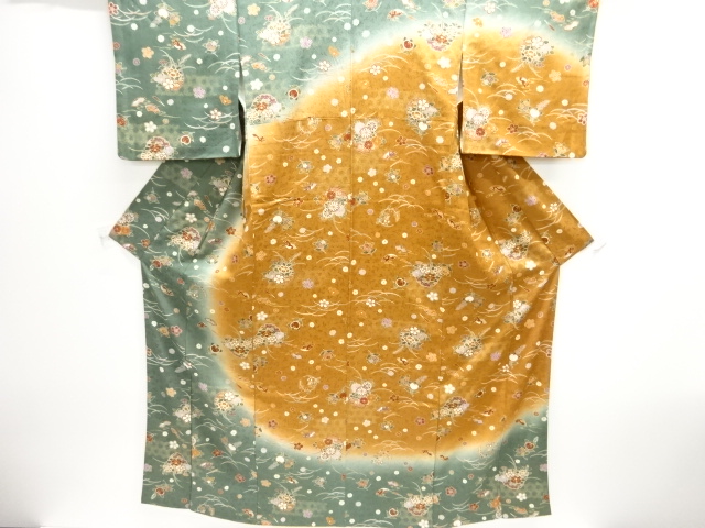 SALE!! JAPANESE KIMONO / TSUKESAGE KOMON / SNOWFLAKE