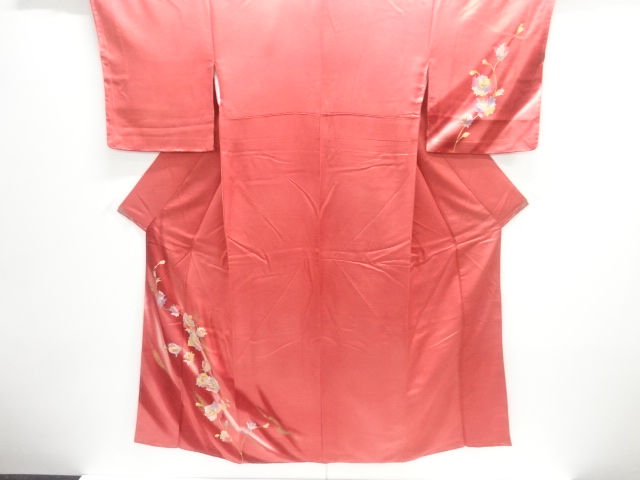 SALE!! JAPANESE KIMONO / UNUSED ROSE PATTERN HOMONGI