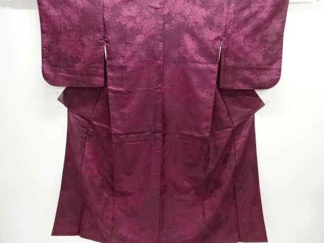 SALE!! JAPANESE KIMONO / ANTIQUE TAISHO-ROMAN KIMONO / WOVEN FLOWER PATTERN /