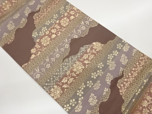 SALE!! JAPANESE KIMONO / MICHINAGATORI / CLASSIC PATTERN THE HORIZONTAL ROW /