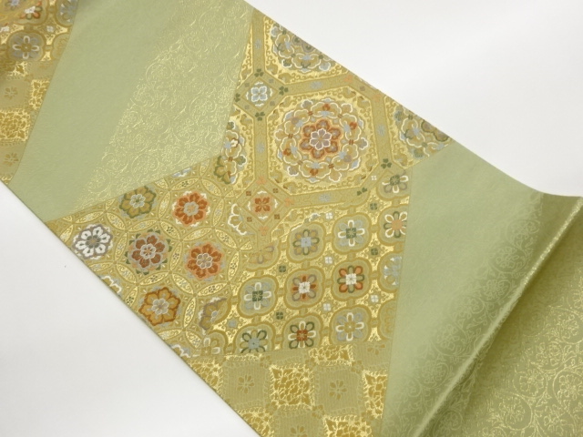 SALE!! JAPANESE KIMONO / KIRIFUKIMETE FUKURO OBI (KIRIFUKIMETE FUKA-MON / HAN